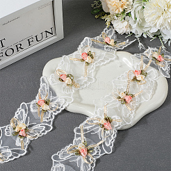 Кружевная отделка из полиэстера 1 ярд&nbsp;SENE-CY0001-03