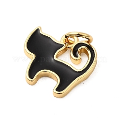 Латунь эмаль подвески&nbsp;KK-A268-18G-02