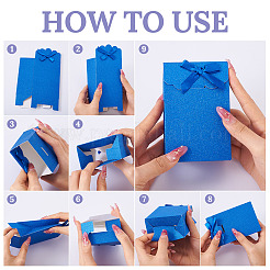 Прямоугольные блестящие бумажные подарочные пакеты&nbsp;CARB-TAC0002-05D