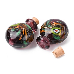 Подвески ручной работы бусины бутылки духов&nbsp;LAMP-H072-01B