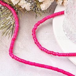 Синтетических нитей бирюзовые бусы&nbsp;TURQ-G110-4x2mm-04