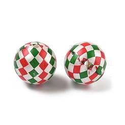 Печать непрозрачных акриловых бусин&nbsp;OACR-Z035-08