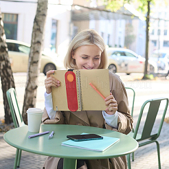 4 шт. 4-цветный чехол из искусственной кожи для ручки&nbsp;AJEW-FH0006-39