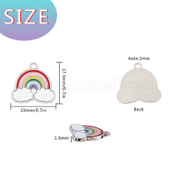 Подвески из эмали и сплава&nbsp;PALLOY-SC0002-47