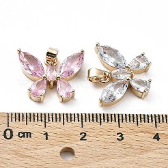 Подвески из латуни и стекла k9&nbsp;KK-Z031-20KCG