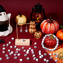 250 шт. Непрозрачные акриловые бусины&nbsp;OACR-DC0001-21-1