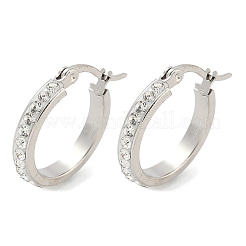 Серьги-кольца из нержавеющей стали 304&nbsp;EJEW-N0031-11P