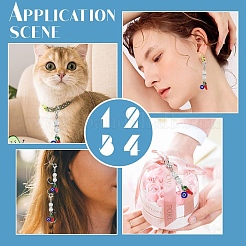 30 шт. подвесные украшения ручной работы в технике лэмпворк&nbsp;HJEW-YW00292