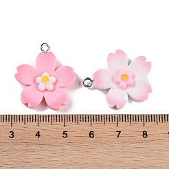 Подвески из непрозрачной смолы&nbsp;RESI-H162-07P-01