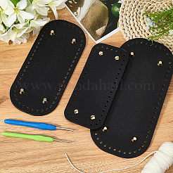 3 шт. 3 стиля вязание крючком сумки из искусственной кожи подкладка для формирования низа ногтя&nbsp;DIY-CL0002-15