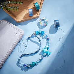 Нейлоновая бисерная нить&nbsp;NWIR-WH0005-10Q