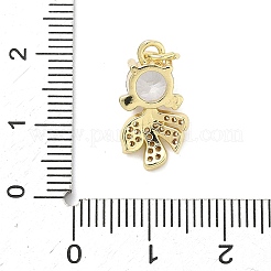 Латунные микро проложить кубического циркония подвески&nbsp;KK-K417-14B-G