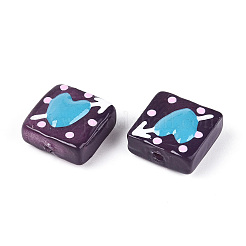 Ручной спрей окрашены бусины бисера&nbsp;LAMP-N035-02C