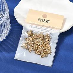 Подвески в виде пчел из кубического циркония с микропаве из латуни&nbsp;XGR0165G-110G