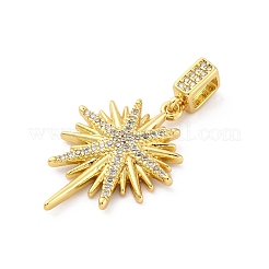 Латунные микро проложить кубического циркония подвески&nbsp;KK-U066-20G