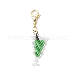 Подвесные украшения из стеклянных бусин ручной работы&nbsp;HJEW-MZ00356-02