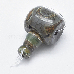 Натуральный дзи агат&nbsp;TDZI-I002-03B