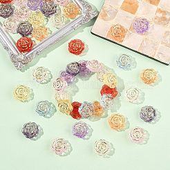 100 шт. Прозрачные акриловые бусины&nbsp;TACR-CJ0001-72