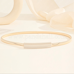 Железные и смоляные стразы поясные цепи для женщин дамы платье&nbsp;AJEW-WH20072-04G