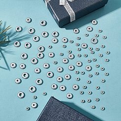 180 шт. 3-х видов проставочных бусин из нержавеющей стали 304&nbsp;STAS-DC0002-18