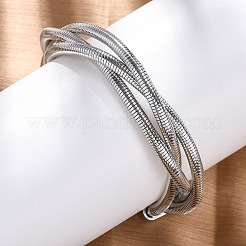 Железные круглые змеиные цепи&nbsp;BJEW-G741-02P