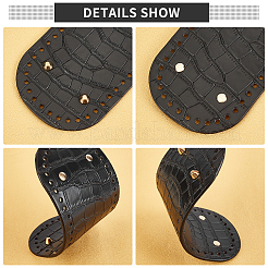 3 шт. 3 стиля из искусственной кожи с плоским круглым дном&nbsp;FIND-WR0004-43A