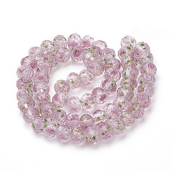 Ручной золотой песок бусины бисер нитей&nbsp;LAMP-R141-12mm-11