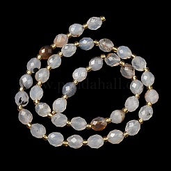 Нити из натурального дендритного агата&nbsp;G-F809-A53-01