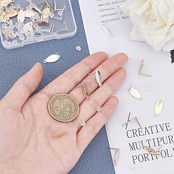 30 шт. 3 цвета фурнитура для сережек-гвоздиков из нержавеющей стали 304&nbsp;STAS-UN0017-99