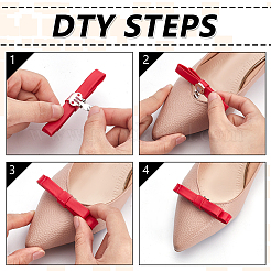 12 шт. зажимы для пряжек из искусственной кожи для обуви&nbsp;HJEW-HY00136