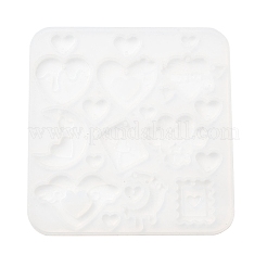 Сердце diy силиконовые украшения подвесные Молды&nbsp;LS-SIMO-R012-02