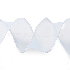 5 ярд сетчатой ленты с жемчужной окантовкой из АБС-пластика для изготовления бантов&nbsp;OCOR-B004-01A-05