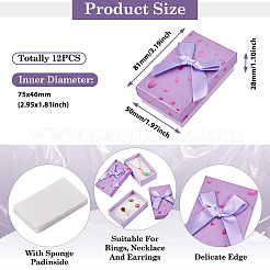 Картонные коробки для упаковки ювелирных изделий с узором в горошек&nbsp;CON-TAC0011-04B-04