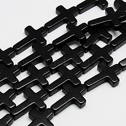 Синтетических нитей бирюзовые бусы&nbsp;TURQ-G112-20x30mm-10