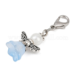 Ангел стеклянный кулон украшение&nbsp;HJEW-JM03412-S