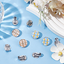 30 шт. застежка для сережек-клипс из нержавеющей стали 304&nbsp;STAS-SC0008-38