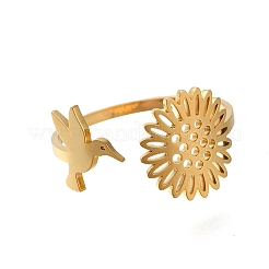 Кольца из нержавеющей стали 304 для женщин&nbsp;RJEW-S241-03G