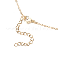 3 шт. 3 стиля ручной работы лэмпворк кулон с фруктами латунные цепочки-кабели&nbsp;NJEW-TA00205