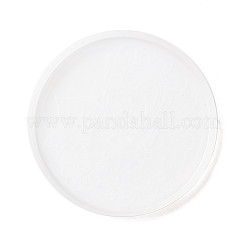 Diy плоская круглая чашка коврик силиконовые Молды&nbsp;LS-DIY-E036-06