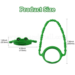 4шт. 4-цветный силиконовый плетеный шнур для ручки бутылки с водой&nbsp;DIY-CJ0002-63