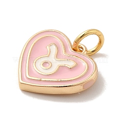 Настоящие позолоченные кулоны из латуни с эмалью 18k&nbsp;KK-M273-06D-G