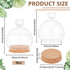 Стеклянный купол&nbsp;AJEW-WH0596-459B