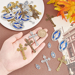 36 шт. 6 подвески из сплава цинка и эмалевые подвески&nbsp;PALLOY-AR0001-29