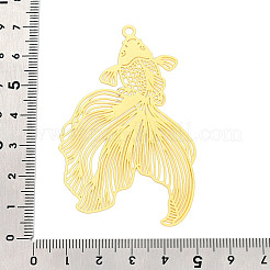 Латунные филигранные подвески&nbsp;KKC-T003-09G