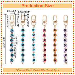 6 шт. 6 цвета&nbsp;KEYC-WR0001-22