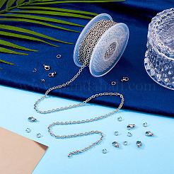 Комплекты ювелирных изделий из нержавеющей стали 304&nbsp;DIY-PJ0001-41C