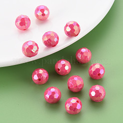 Непрозрачные акриловые бусины TACR-S154-10F-02