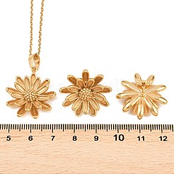 Комплект из ожерелий и серег-гвоздиков из нержавеющей стали 304 для женщин&nbsp;SJEW-G086-01G