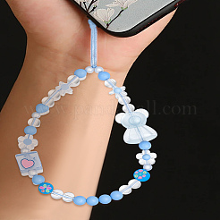 1 шт. акриловый нейлоновый ремешок для телефона&nbsp;HJEW-LP0002-10