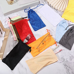 26 шт. 13-х цветный прямоугольный футляр для очков из микрофибры&nbsp;AJEW-GL0013-18